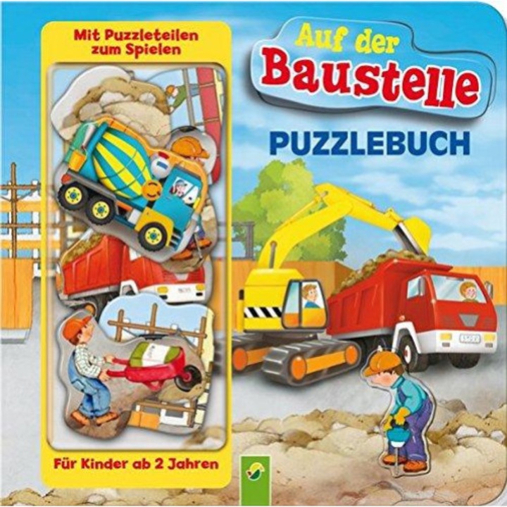 Puzzlebuch - Auf der Baustelle: Mit 10 Puzzleteilen zum Spielen, Paola Migliari