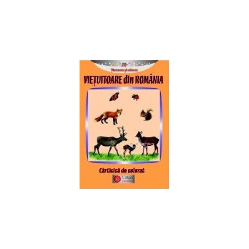 Vietuitoare din Romania-Carticica de colorat