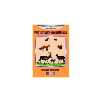 Vietuitoare din Romania-Carticica de colorat Vietuitoare din Romania-Carticica de colorat