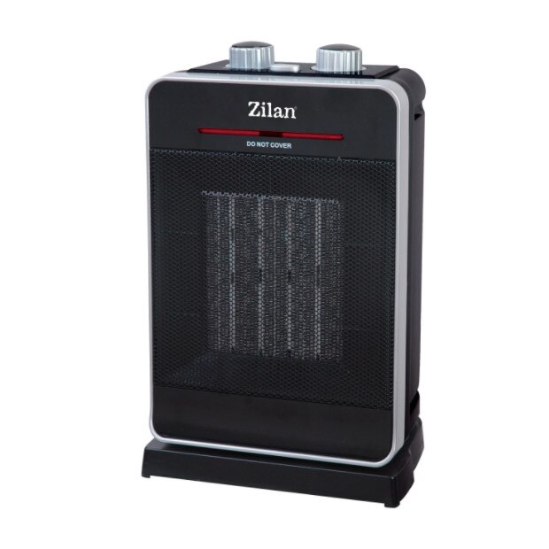 Aeroterma profesionala ceramica, Putere de 2000 W, Functie de Aer rece, 2 Trepte de Temperatura, Termostat reglabil, Incalzire rapida, Maner transport, Negru