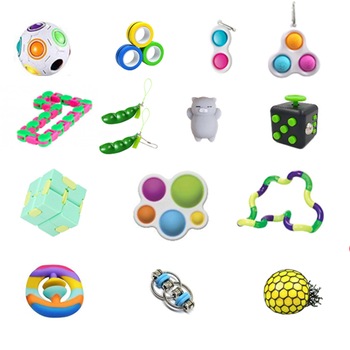 Set 15 Jucarii Senzoriale Zenuk - Fidget Toys, Dezvoltare senzoriala, Anti-anxietate, Reduce Stresul, Multicolor Set 15 Jucarii Senzoriale Zenuk - Fidget Toys, Dezvoltare senzoriala, Anti-anxietate, Reduce Stresul, Multicolor