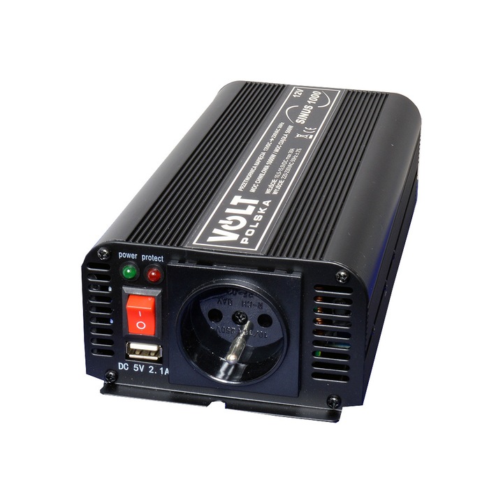 Tisztahullámú inverter, 500w-24v