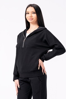 Hanorac dama Steel, Negru Hanorac dama Steel, Negru