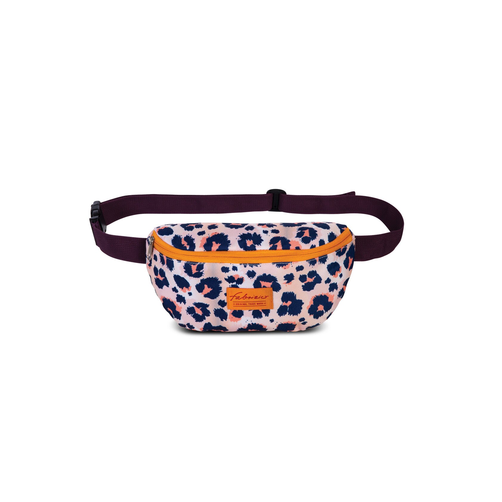 Borseta de brau, Fabrizio, F50382, Imprimeu 2, Portocaliu cu bleumarin