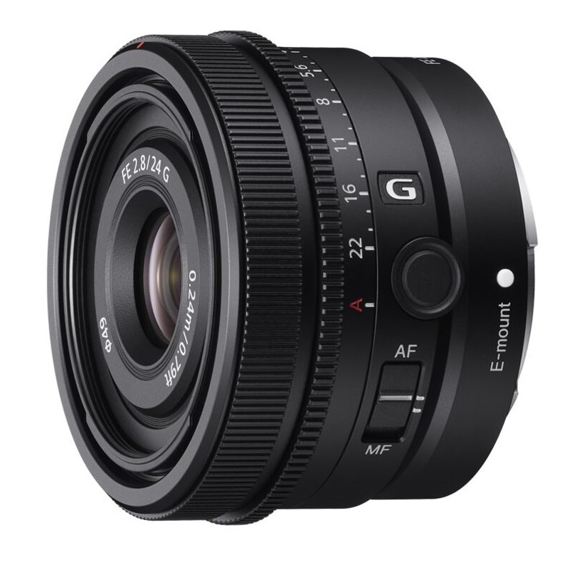 Obiectiv Sony, montura FE, 24mm, F2.8, negru