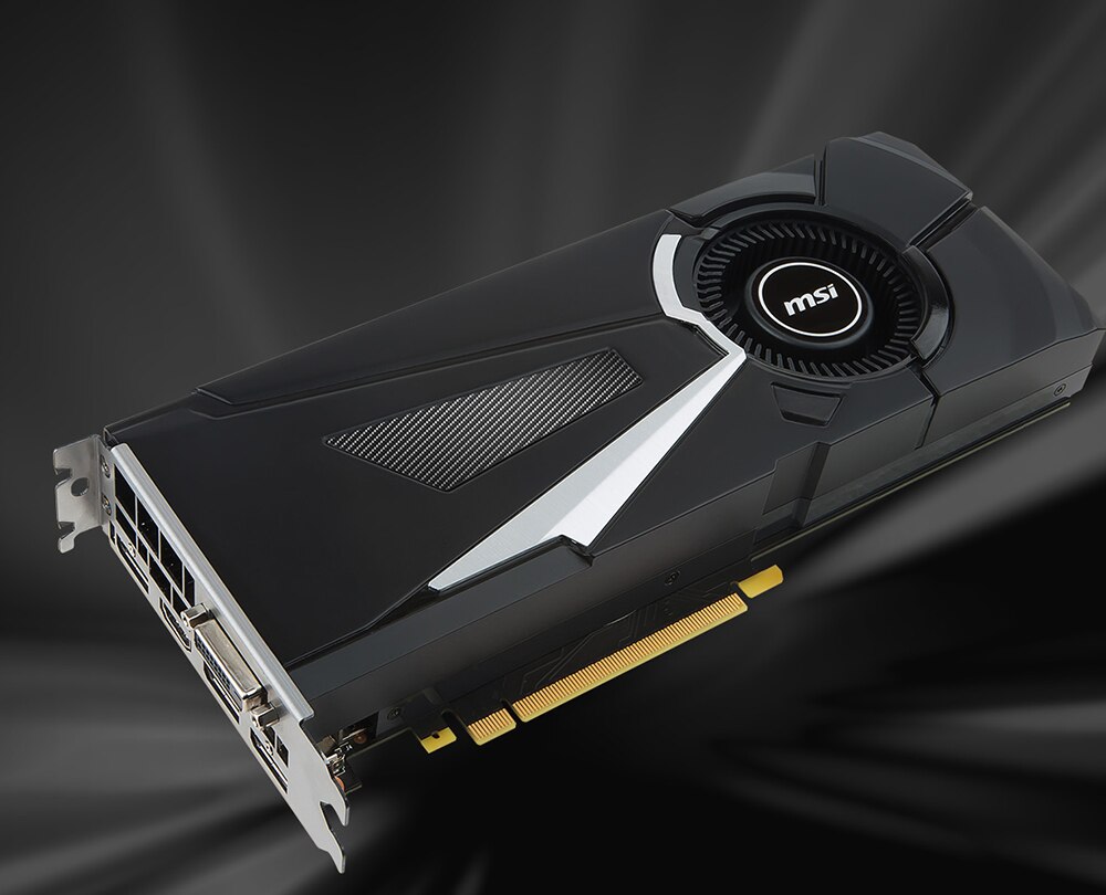 Placa video MSI GeForce® GTX 1070 AERO OC, 8GB GDDR5, 256-bit