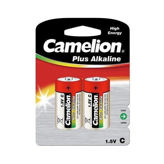 Baterii LR14 C, blister de 2 buc, Plus Alkaline, Camelion
