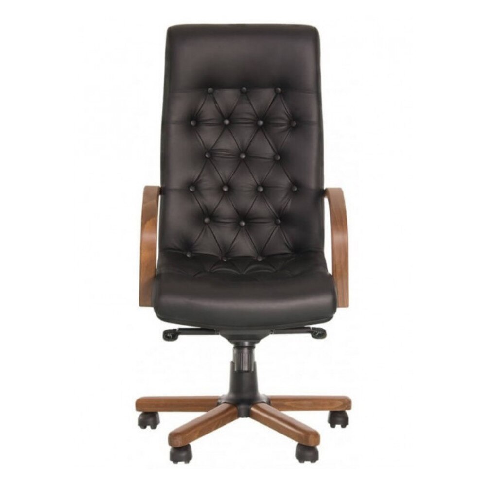 Scaun directorial Ergonica Fidel Lux Extra LE-A 1.023, piele naturala, negru