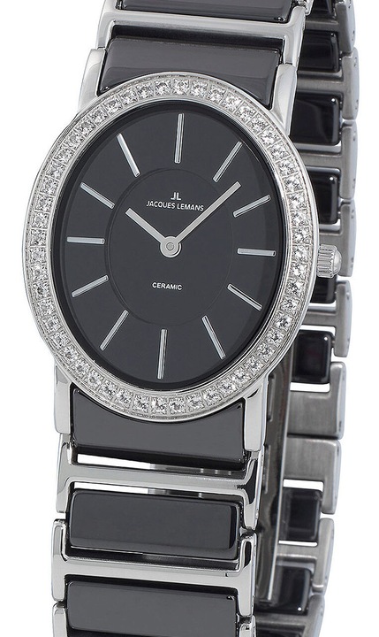 Ceas de dama Jacques Lemans 1-1819A, Quartz, 27mm, 5ATM
