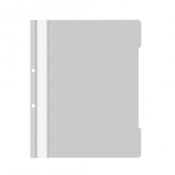 Dosar plastic A4 cu sina si perforatii, gri Dosar plastic A4 cu sina si perforatii, gri
