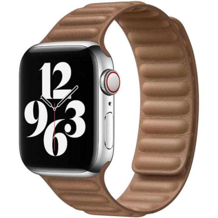 ΠΠ°ΠΈΡΠΊΠ° iUni Π·Π° Apple Watch 1/2/3/4/5/6/7, Leather Link, 42ΠΌΠΌ, ΠΠ°ΡΡΠ²ΠΎ