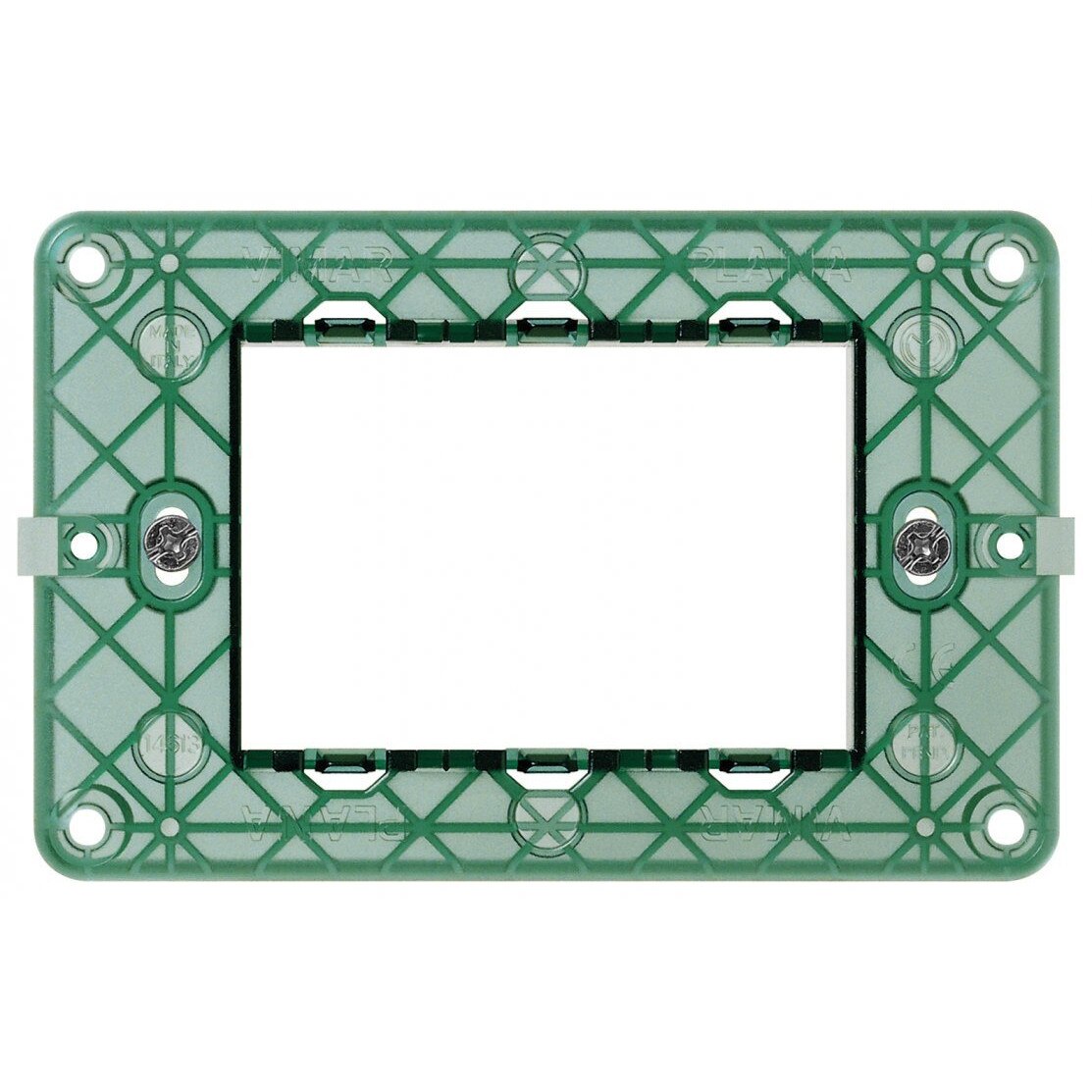 Suport aparataj, modular, 3 module, cu suruburi, 14613, Vimar Plana