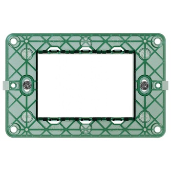 Suport aparataj, modular, 3 module, cu suruburi, 14613, Vimar Plana Suport aparataj, modular, 3 module, cu suruburi, 14613, Vimar Plana