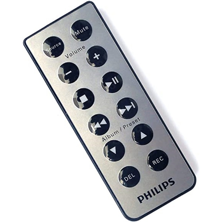Telecomanda pentru sistem audio Philips, 996510022421, Argintiu