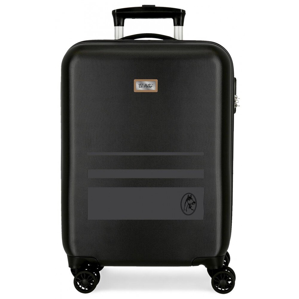 Troler cabina ABS 55 cm El Potro Chic, negru