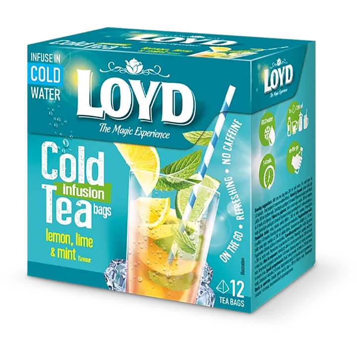 Hideg tea citrommal, lime-mal és mentával LOYD, 30 g