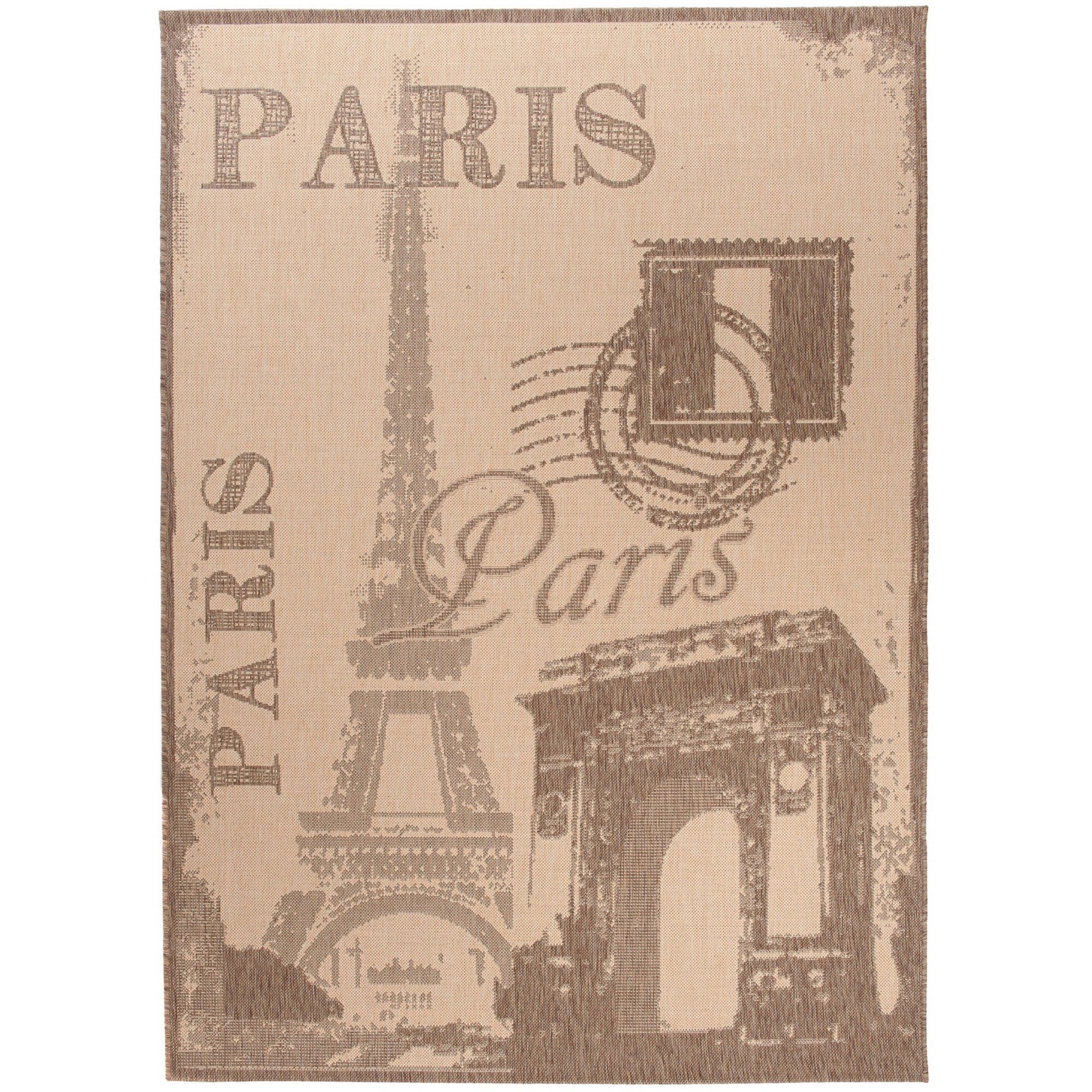 Covor Floorlux Sisal Chemex 20356 e / l cafea 60x110