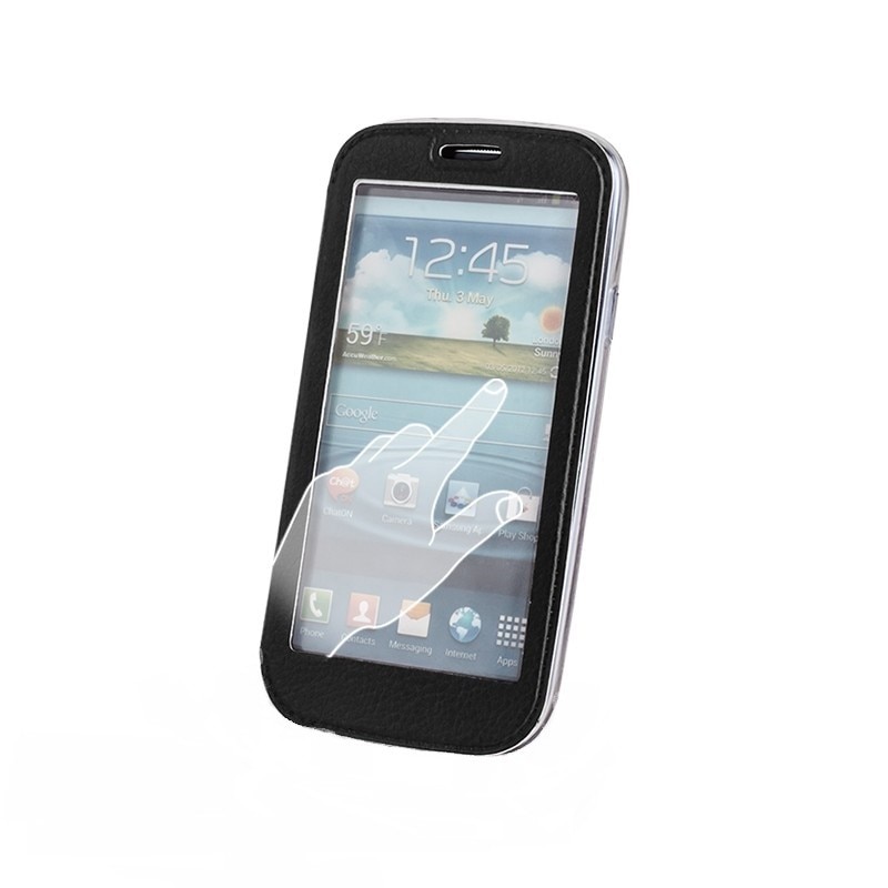 Husa Smart View pentru LG L Bello D331, negru