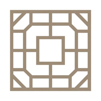 Panou decorativ de separare patrat, 50 x 50 cm, PDP014 Panou decorativ de separare patrat, 50 x 50 cm, PDP014