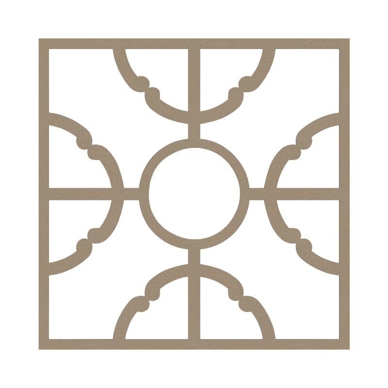 Panou decorativ de separare patrat, 50 x 50 cm, PDP012