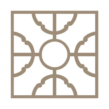 Panou decorativ de separare patrat, 50 x 50 cm, PDP012 Panou decorativ de separare patrat, 50 x 50 cm, PDP012