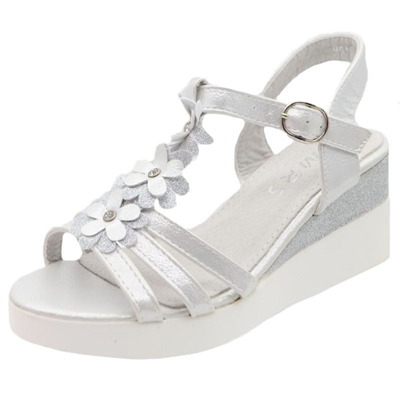 Sandale cu platforma pentru fete MRS R815AR-30, Argintiu 51474 - eMAG.ro