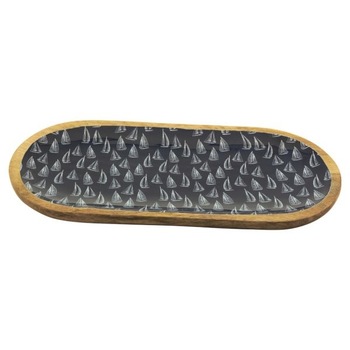 Tava marina Sea Club,lemn de mango ,40x18.5x2.5cm Tava marina Sea Club,lemn de mango ,40x18.5x2.5cm