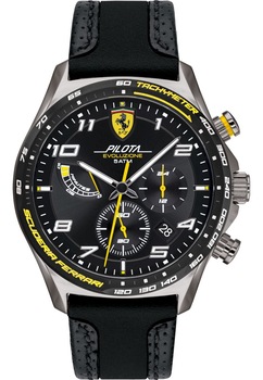 Ceas barbati, Scuderia Ferrari, Otel inoxidabil, 44mm, Analog, 5ATM, Negru Ceas barbati, Scuderia Ferrari, Otel inoxidabil, 44mm, Analog, 5ATM, Negru