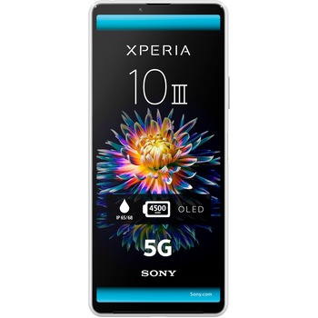Telefon mobil Sony Xperia 10 III, Dual SIM, 6GB RAM, 128GB, 5G, White Telefon mobil Sony Xperia 10 III, Dual SIM, 6GB RAM, 128GB, 5G, White