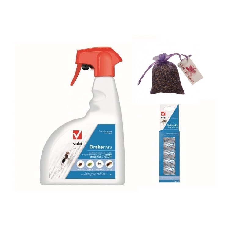 Set Insecticid Profesional Draker Rtu L Si X Banda Adeziva De Muste