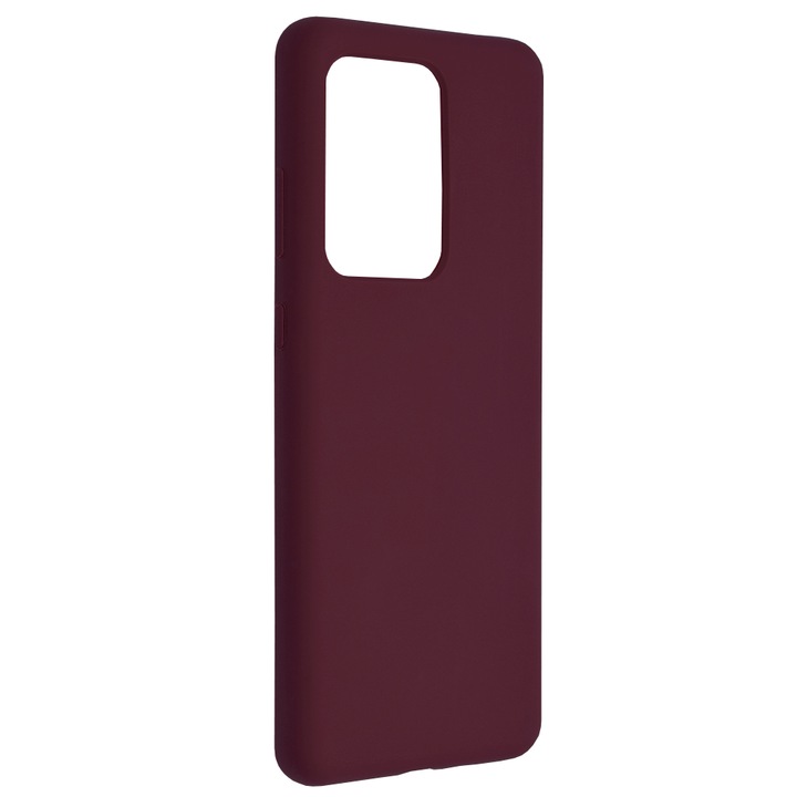 Husa compatibila cu Samsung Galaxy S20 Ultra 4G/S20 Ultra 5G, Anti-Scratches, D601, Silicone, Intense Purple