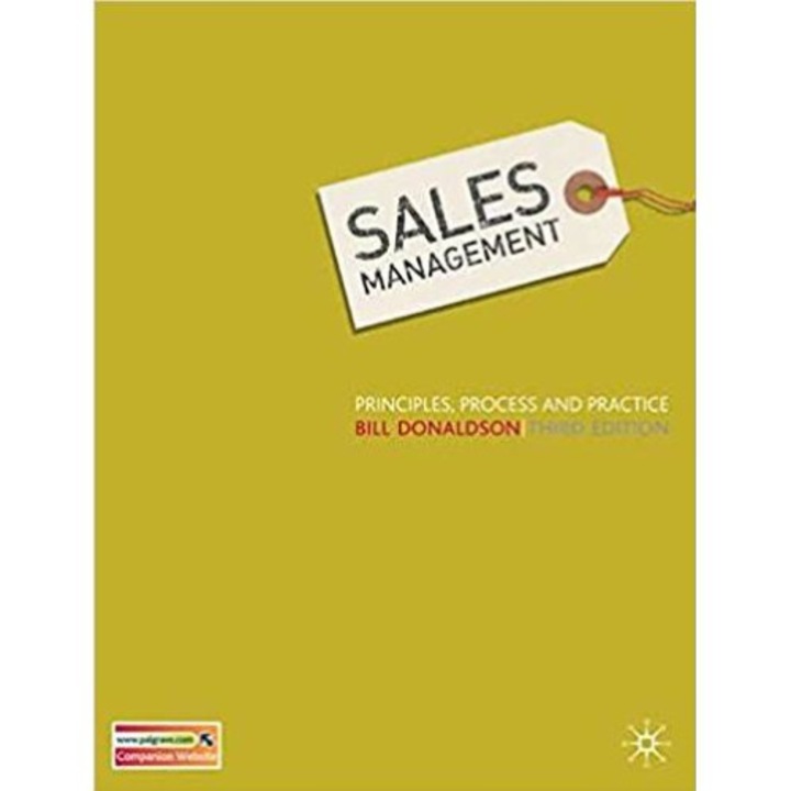 Sales Management, Bill Donaldson, Palgrave Macmillan
