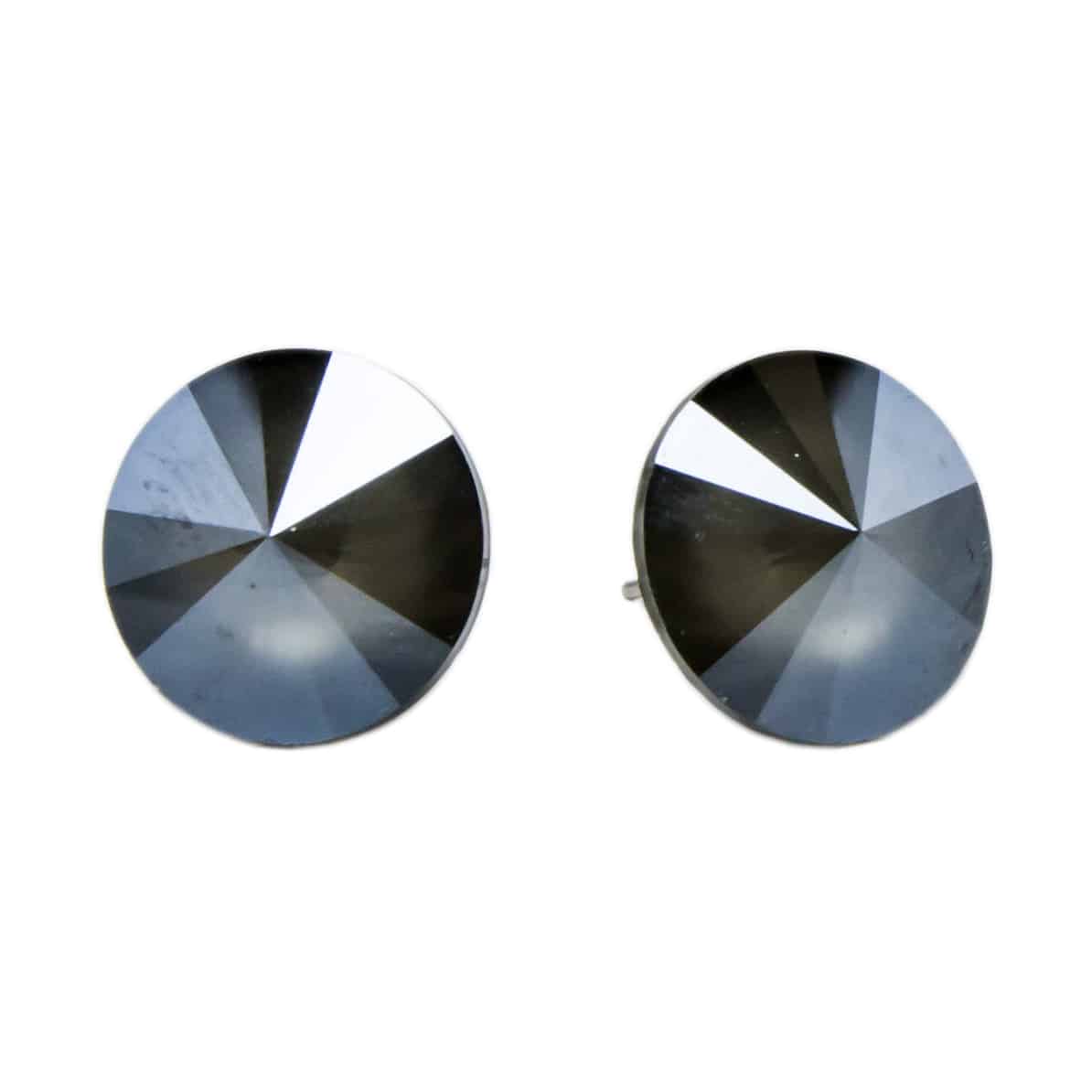 Cercei Round Stones 14mm, Miidefloriart - model 38