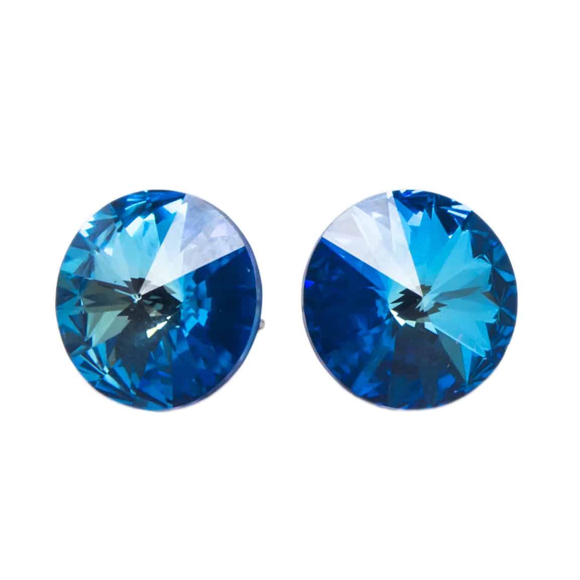 Cercei Round Stones 14mm, Miidefloriart - model 39