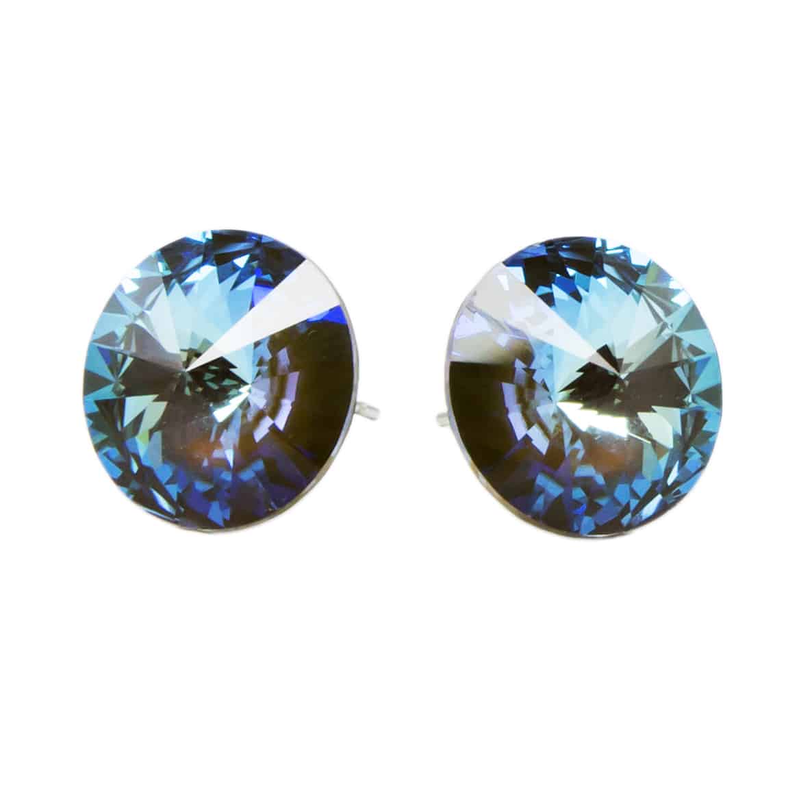 Cercei Round Stones 14mm, Miidefloriart - model 45