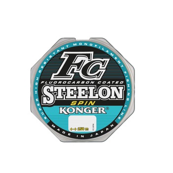 Fir monofilament pescuit Konger Steelon FC Spin (Fluorocarbon Coated), gri deschis, 150m / 0.18mm , rezistenta 4.9kg Fir monofilament pescuit Konger Steelon FC Spin (Fluorocarbon Coated), gri deschis, 150m / 0.18mm , rezistenta 4.9kg