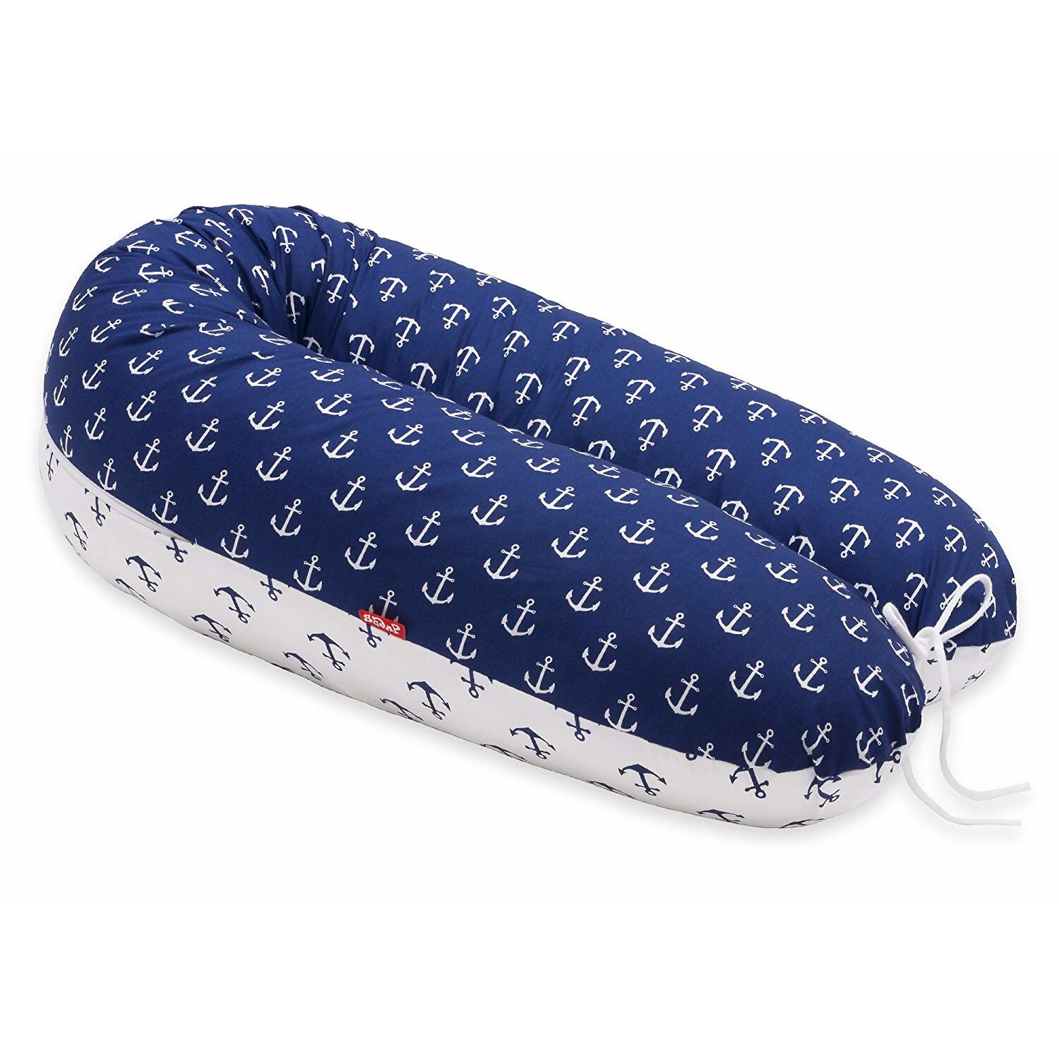 Perna Scamp 3 in 1 pentru gravide, alaptat, bebelusi, 150 cm, Ancora Blue White