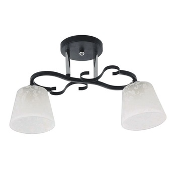 Lustra Interior Erste Astarte 2x60W Max E27 EL0038031 Culoare Negru si Alb Lustra Interior Erste Astarte 2x60W Max E27 EL0038031 Culoare Negru si Alb