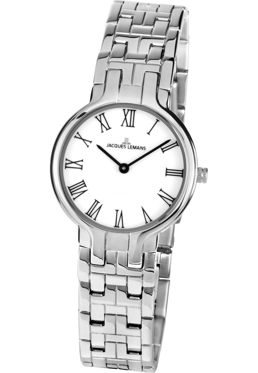 Ceas de dama Jacques-Lemans 1-1842.1J, Analog, Quartz, 5 ATM, Auriu Rose