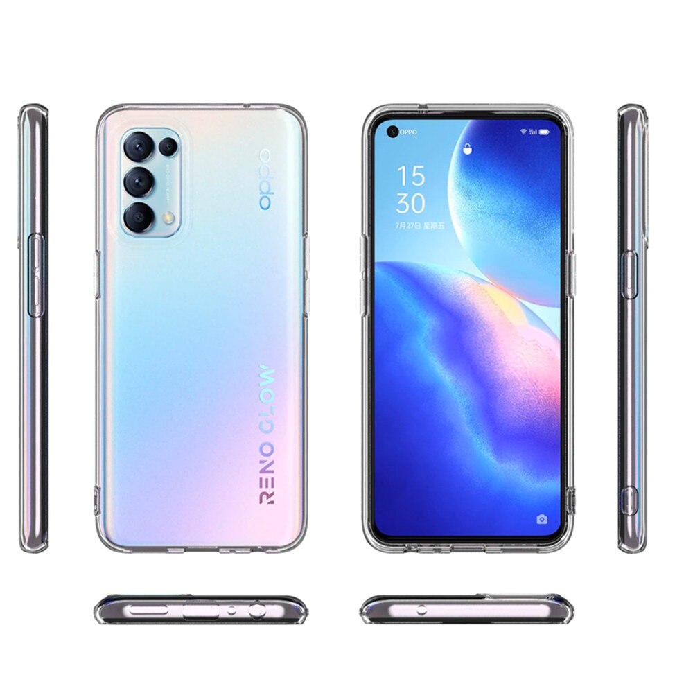 Калъф, съвместим с OPPO Reno 5 Pro 5G, TPU iSlim, прозрачен - eMAG.bg