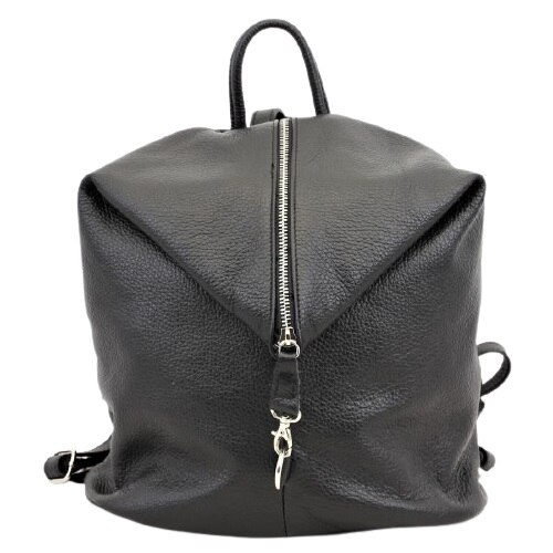 Rucsac dama casual caza pelletteria piele naturala negru 5551 NG