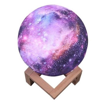 Lampa Multicolora Luna 3D, Faintec, Cu Senzor Tactil, Lumina LED Si Incarcare USB, 5 Culori, Model Univers, Diametru 11cm Lampa Multicolora Luna 3D, Faintec, Cu Senzor Tactil, Lumina LED Si Incarcare USB, 5 Culori, Model Univers, Diametru 11cm