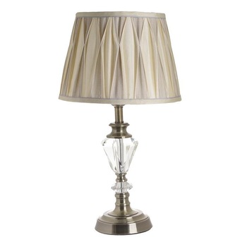 Veioza din sticla si metal Golden 28 cm x 50 cm E27 40W Veioza din sticla si metal Golden 28 cm x 50 cm E27 40W