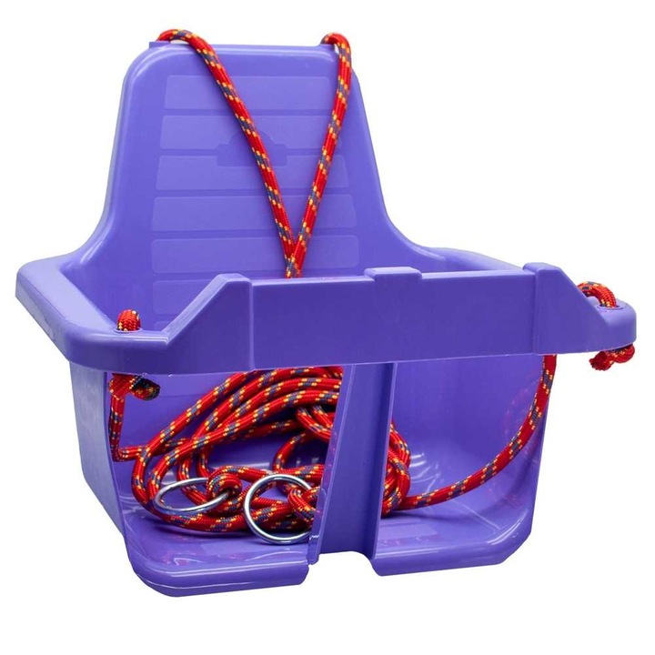 Детска люлка с облегалка ROBENTOYS, 35 x 33,5 x 30 см., Лилав
