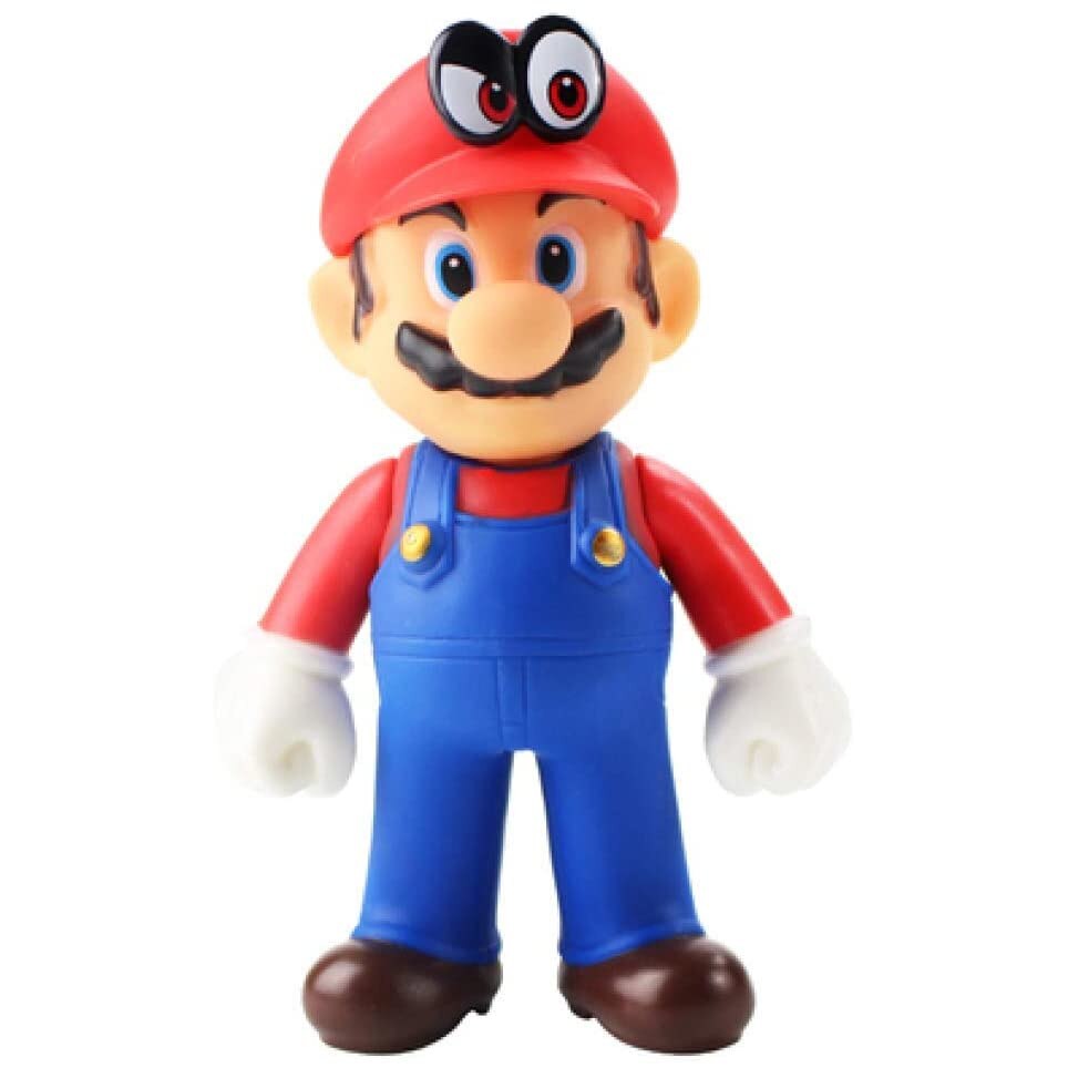 Figurina Super Mario Odissey, Articulata, 11 cm, Multicolor