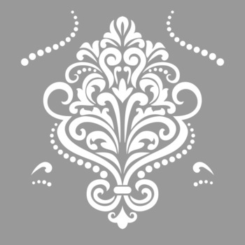 Sablon Refolosibil Repetitiv Damask 590*590mm - SP80 Sablon Refolosibil Repetitiv Damask 590*590mm - SP80