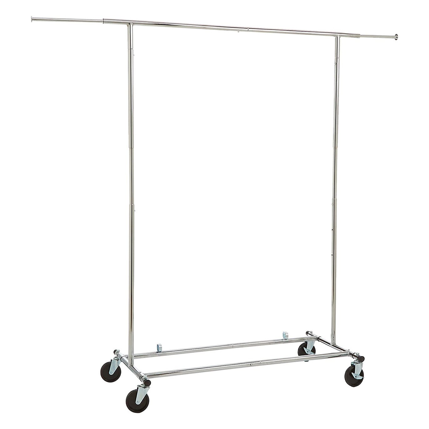 Stender haine Tatkraft Drogo, Mobil, Reglabil in inaltime si lungime, 127.5-187 x 62 x 144-169 cm