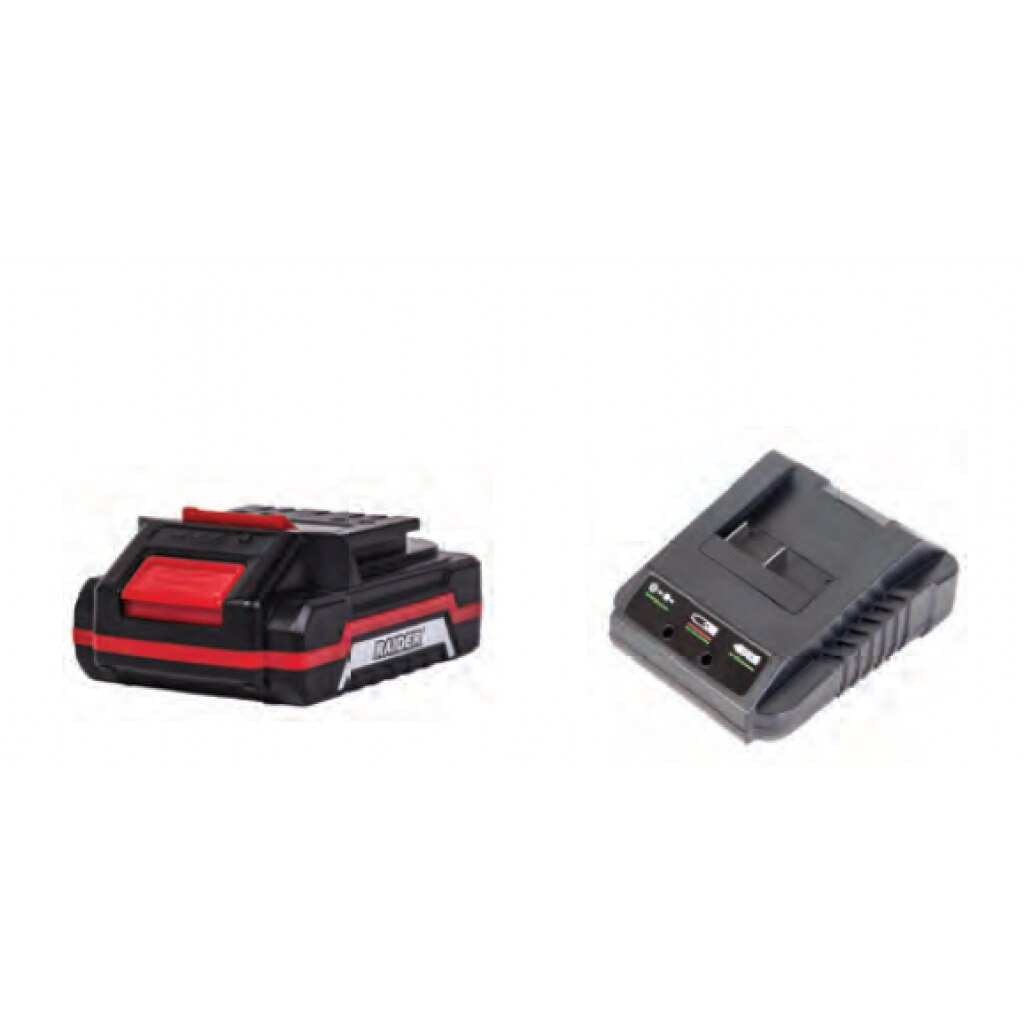 Sistem kit starter 18V x 2 Ah cu incarcator Raider