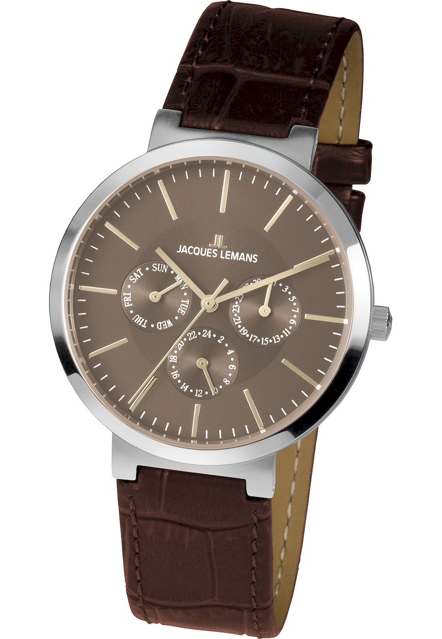 Ceas unisex Edox 1-1950E, Analog, Otel inoxidabil, 5 ATM, Maro