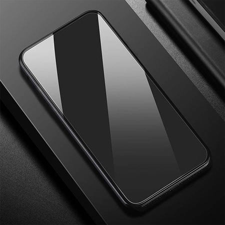 Folie G-Tech Compatibila cu Samsung Galaxy S21 FE 5G, Full Glue, Full Cover, HD Clarity,5D Glass, Black